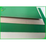 1.2mm Folding Resistant One Side Coated Green Grey Cardboard In Sheet