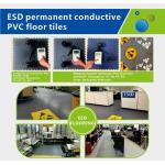 Conductive ESD Floor Tiles Interlocking Anti Static PVC Tiles for sale