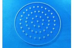 China Bright Precision Glass Machining Long Lifespan Light Weight UV Transparency supplier