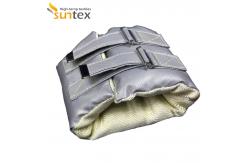 China Customized Reusable Fiberglass Thermal Insulation Fabric Cover Removable Insulation Jacket supplier