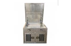 China Custom Aluminum Dog Boxes For Pick Up Truck , Aluminum Hunting Dog Boxes supplier