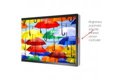 China 4000cd/m2 55inch Optical Bonding Lcd Totem 98mm Thickness supplier