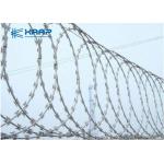 Razor Blade Fencing Wire Razor Barbed Wire , Razor Ribbon Wire Stainless Steel for sale