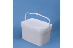 China 5L Rectangular Plastic Bucket With Sturdy Handles Leak-Proof supplier