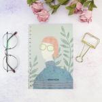 120gsm CDR Recycled Paper Notebook Custom Printed Coil A5 Spiral Bound CMYK