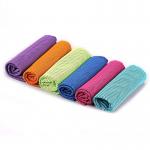 Gym Sweat Cool Towel Microfiber Polyester Ice Sports Cooling Towels With Custom Logo for sale