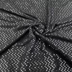 148cm 145gsm Polyester Lurex Spandex Glitter Metallic Fabric For Garment