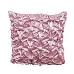 Silky Satin Ruffle Personalized Pillow Case 40x40cm 45x45cm For Sofa / Bedroom for sale