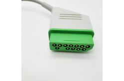 China AHA Standard Nihon Kohden Reusable ECG Cables With 3 Leadwires supplier