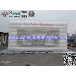 0.45mm PVC  Promotional Inflatable Camping Tent  Clear Window With Structure