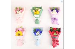 China Creative Gift Simulation Rose Bundle Soap Flower supplier