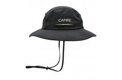China Quick Dry Polyester Waterproof Safari Beach Cap Fisherman Wide Brim String Bucket Hat supplier