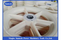 China 508 X100mm Transmission Line Nylon Sheave Wheel Conductor Stringing Pulley Block supplier