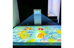 China 3300lm Mobile Interactive Floor Projector For Floor Projection supplier