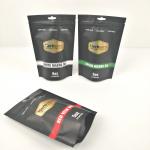 200g Vmpet 10C Laminated Plastic Pouches Packaging Black Matte Mopp for sale