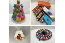 China 13 Layer Macaron Display Stand Macaron Carton Packaging Custom Printing supplier