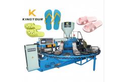 China PLC Automatic Control Jelly Shoes Machine 18500W PVC Shoe Making Machine KT-658 supplier