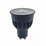 Non Dimmable 8w GU10 LED Bulbs Indoor Black GU10 Spotlight 24D Beam Angle 630 Lm for sale