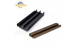 China Bronze Anodized Natural Aluminium Profiles for Windows Drilling Punching supplier