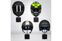 China Helmet Holder Rack Hook Helmets Stand Wall Mount Jacket Hanger Bracket supplier