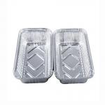 550ml Aluminum Foil Food Containers Takeout Food Packing Aluminium Disposable Box With Lid