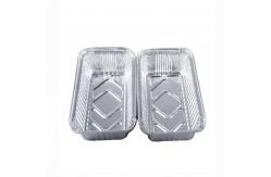 China 550ml Aluminum Foil Food Containers Takeout Food Packing Aluminium Disposable Box With Lid supplier