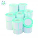 Waterproof High Adhesive Blank Vinyl Record Label Stickers , Blank Roll Labels for sale