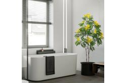 China Artificial cassia flowering tree yellow home deco hotel office potted tree supplier