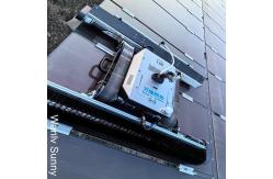 China Robotic Solar Panel Cleaner System Ai-Powered Cleaning Robot with Rolling Brush Heads supplier