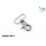 Flexible Swivel Clasp Hooks / Small Spring Snap Hook Silver Surface for sale