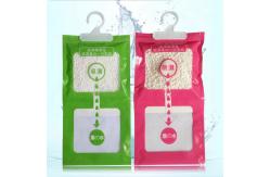 China Moisture Absorber k Packaging Bag , 16*29cm Home Hanging Dehumidifier Bag supplier