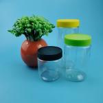150ml Peanut Butter Packaging Bottle Jar Clear Round Containers With Screw Lids