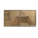 Stainless Weave Decorative Wire Mesh And Fabric Custom Art Glass Panel Use for sale