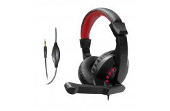 China 108dB Plastic Leather Omni LED Wired Gaming Headphone supplier