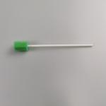Color-Coded Oral Care Swabs Single-Packed Flower Round Sponge Tips Green / Pink For Medical Home Certificate SGS for sale