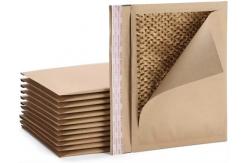 China Compostable Honeycomb Padded Kraft Paper Express Envelope Biodegradable Shockproof Mailers Shipping Mailing Bags supplier