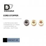 Fashion Hoodie Drawstring Stopper , Single Cord Locks For Clothing for sale