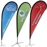 Printed Outdoor Flying Advertising Banners Double Side for sale