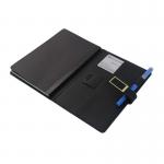 Custom LED Logo PU Leather Notebook For Business Office Usage