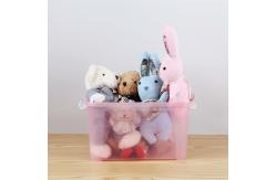 China 5L 15L Yards Clear Car Plastic Organizer Box With Handle supplier