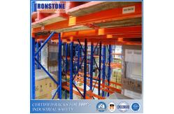 China 50% Selectivity Double Deep Metal Pallet Storage Rack With Special Forklifts supplier