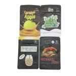 Smell Proof Frosted Black Stand Up Plastic Bags Food Grade ziplockk Bags for sale