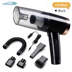 120W Rechargeable Wireless Handheld Car Vacuum Cleaner Mini Cyclone Strong Suction for sale