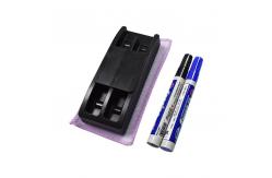 China Custom Plastic Magnetic Whiteboard Erasers With Pen Holder supplier