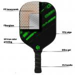Matte Surface Raw Pickleball Paddle Black 200g-230g with UV Printing for sale