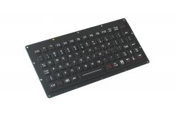 China Black Rubber Material Military Panel Mount Keyboard With Oem And Fn Keys supplier