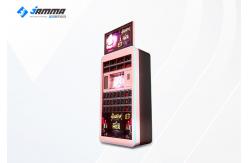 China Lipstick Makeup Vending Machine With Three Levels RGB LED 220V Black Pink supplier