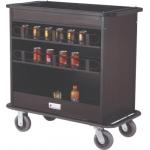 Large Space Mini Drinks Trolley Anti Collision Bottom Base With 4pcs Wheels for sale