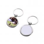Sublimation Round Photo Keychain personalized promotional gift for sale