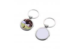 China Sublimation Round Photo Keychain personalized promotional gift supplier
